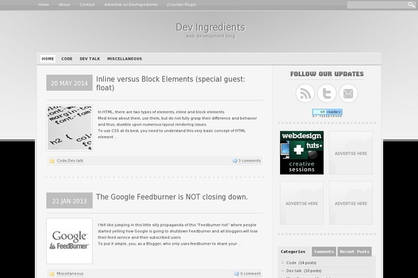 Site using WP Click Info plugin