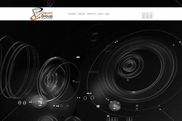 Modernist theme site design template sample