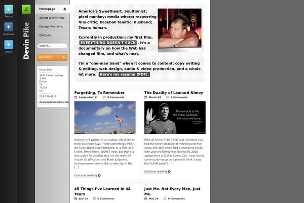 devinpike.com site used Antisocial