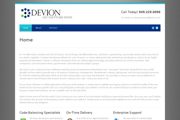 Blue Diamond theme site design template sample