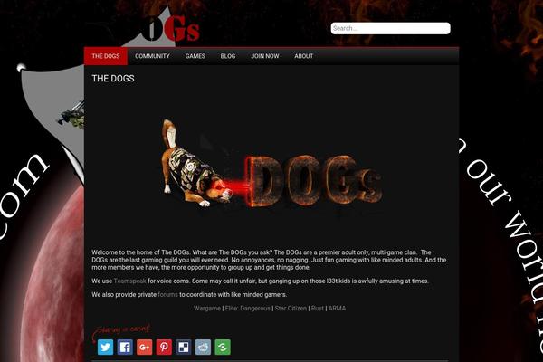 NewGamer theme site design template sample