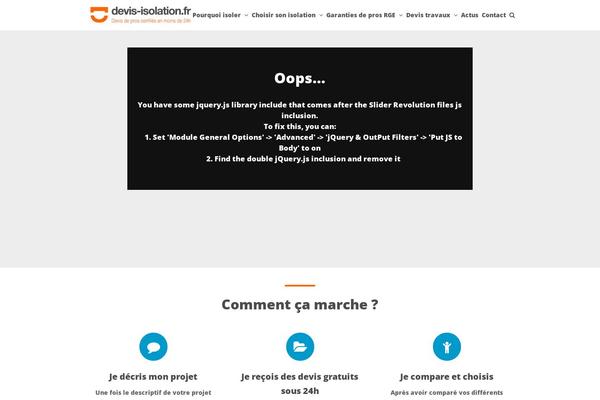devis-isolation.fr site used Total Child