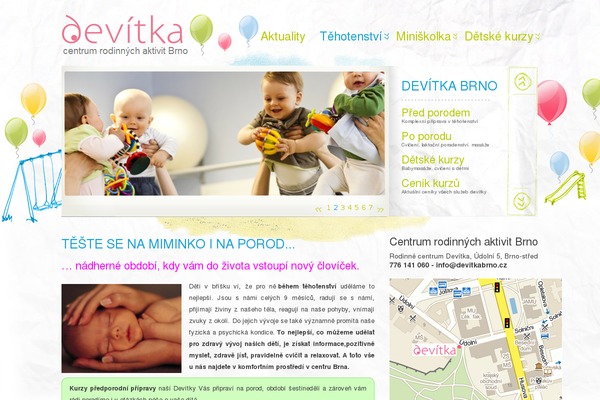 Kids theme site design template sample