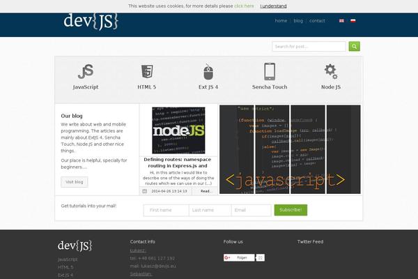 Molecule theme site design template sample