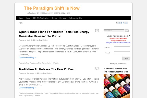 Weaver II theme site design template sample