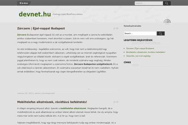 zBorder theme site design template sample