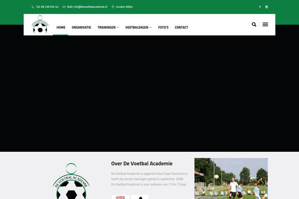 Trophy theme site design template sample