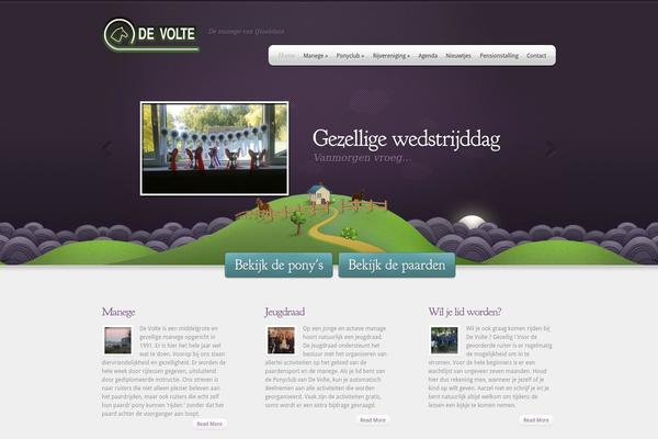 Webly theme site design template sample