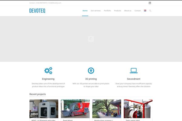 devoteq.com site used Inovado