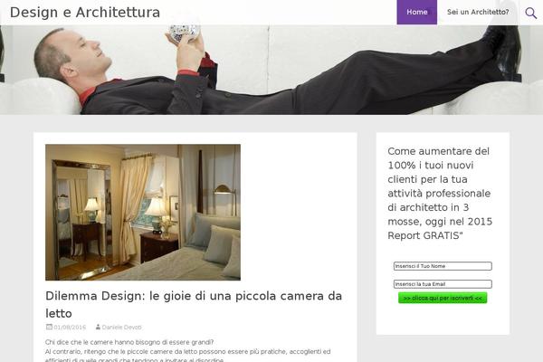Radiate theme site design template sample