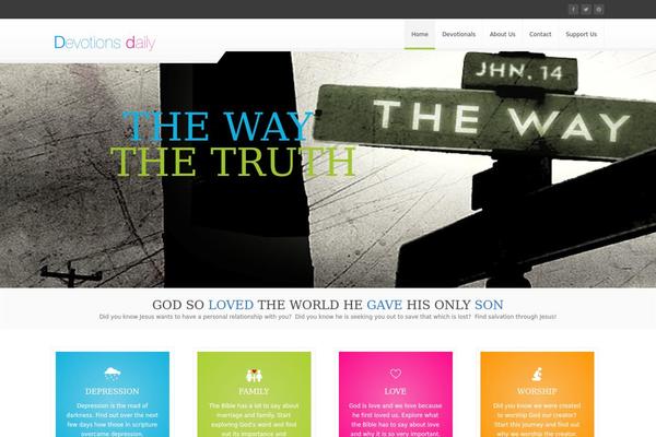 Mestro theme site design template sample