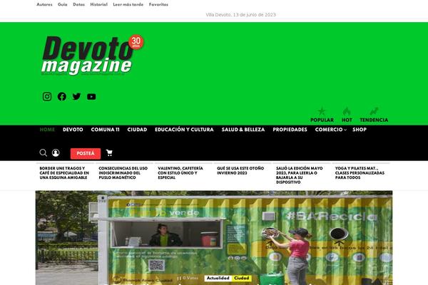 Site using G1-socials plugin