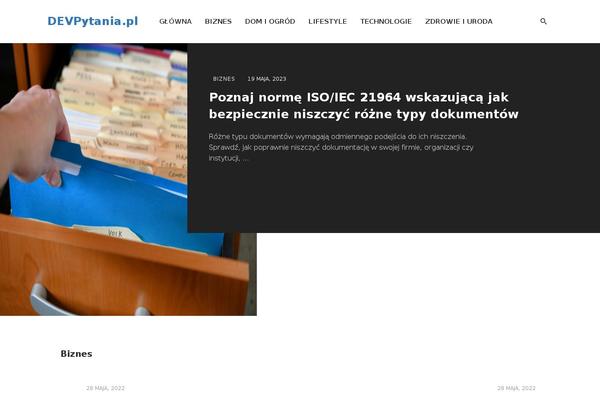 devpytania.pl site used Atoms