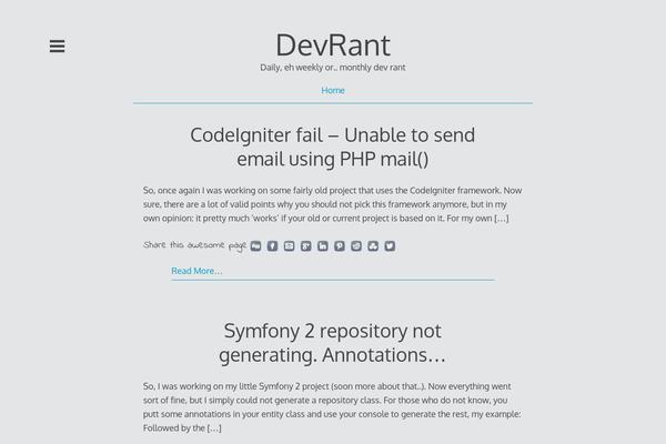 Decode theme site design template sample
