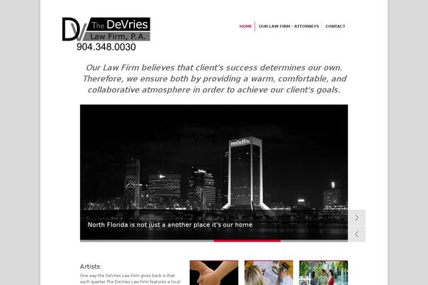 The Practice theme site design template sample