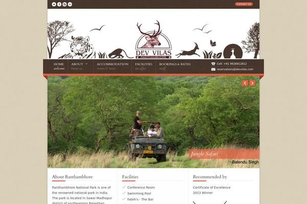 Nice Hotel theme site design template sample