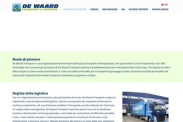 dewaardtransport.it site used Dewaardtransport