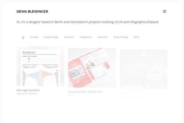 Kalium theme site design template sample