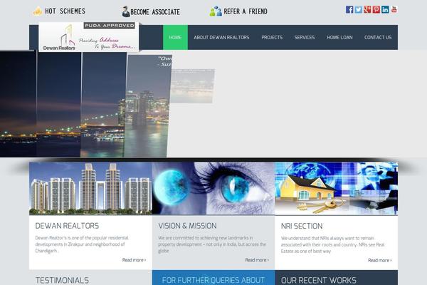 Tisson theme site design template sample