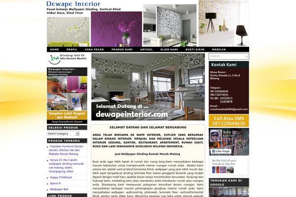 Vias theme site design template sample