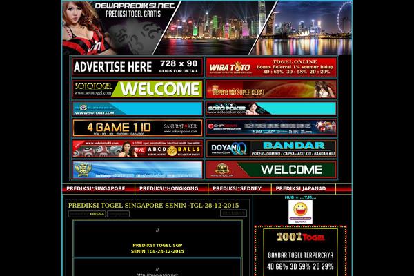 Newses theme site design template sample