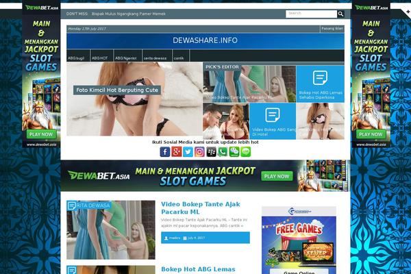 Kerenbro theme site design template sample