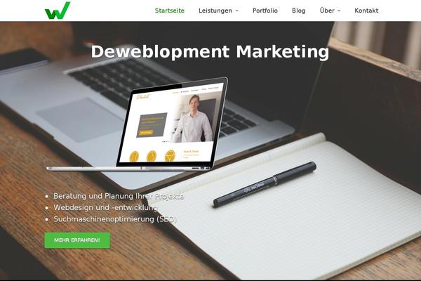 deweblopment.de site used Dewebtheme