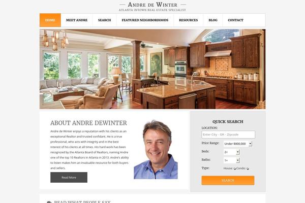 Dw theme site design template sample