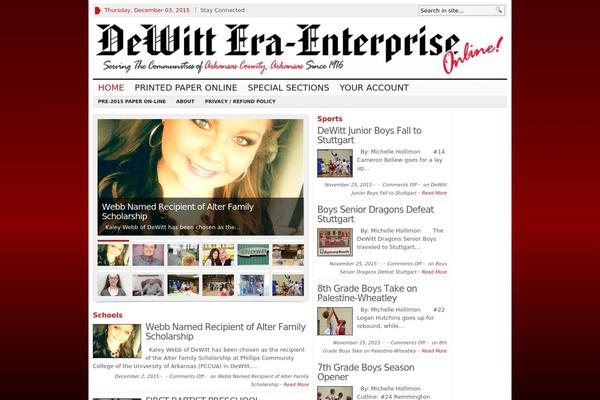 Advanced Newspaper theme site design template sample