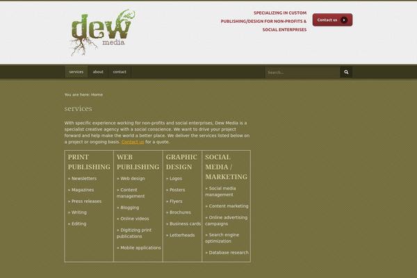 Empire theme site design template sample