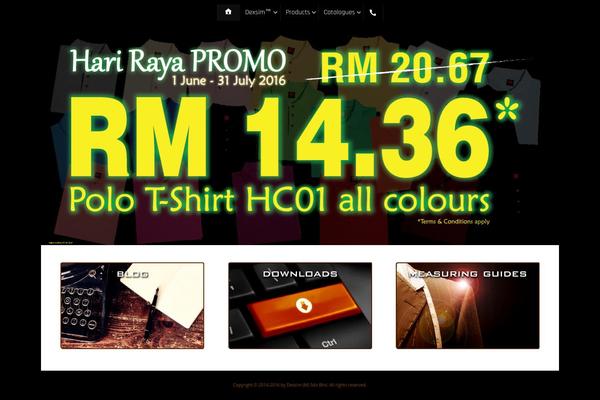 Tempera theme site design template sample