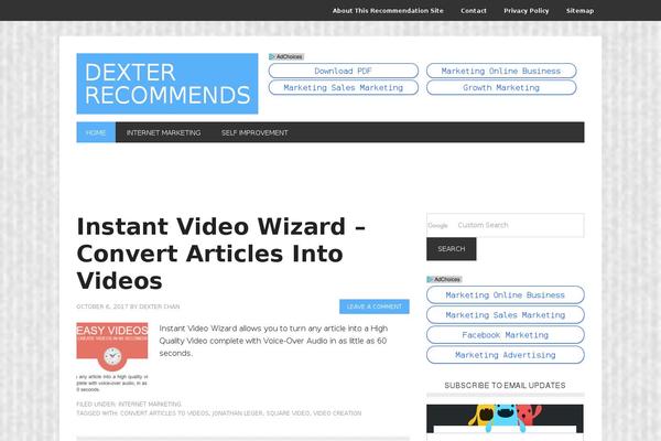 Metro theme site design template sample