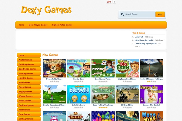 dexygames.com site used Durus-premium
