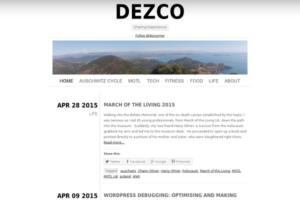 Chunk theme site design template sample