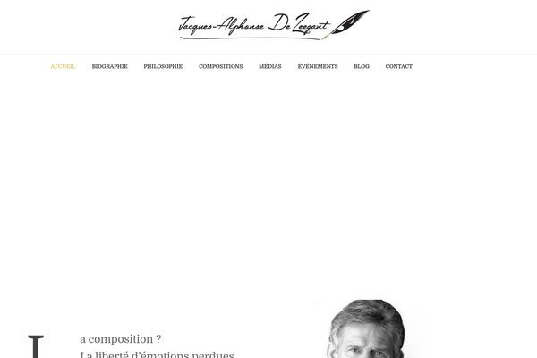 Writer-ancora theme site design template sample