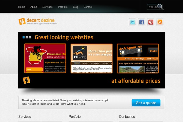 Boldy theme site design template sample