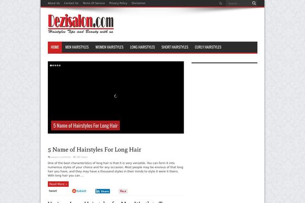 Jarida theme site design template sample