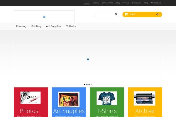 Gallery theme site design template sample