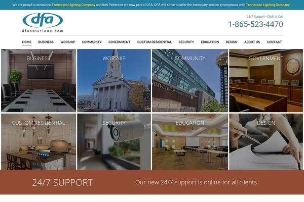 Site using WPFront Notification Bar plugin