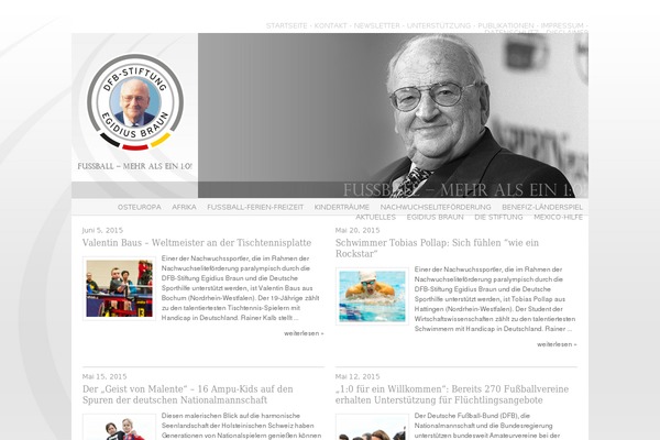 dfb-stiftung-egidius-braun.de site used Egidiusbraun