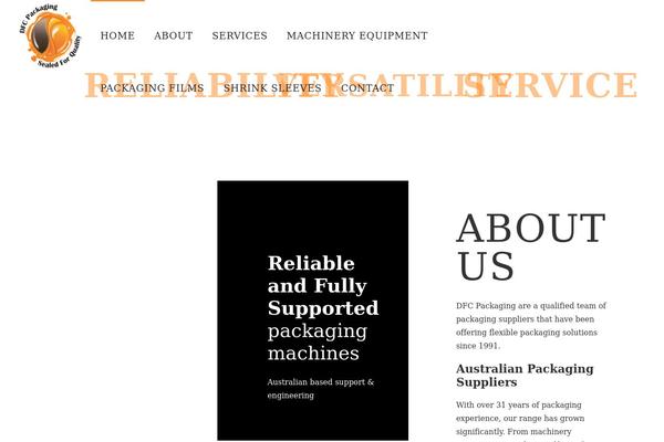 Dfd-ronneby theme site design template sample