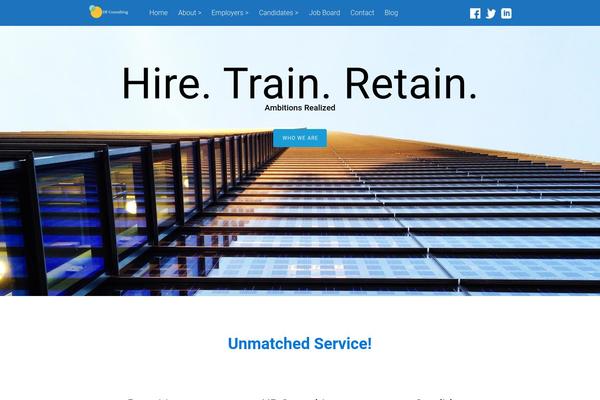 Tesseract theme site design template sample