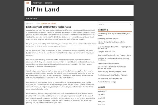 Brando theme site design template sample