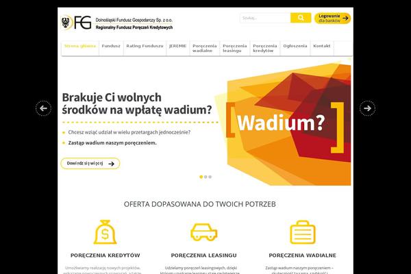 Site using Front End PM plugin