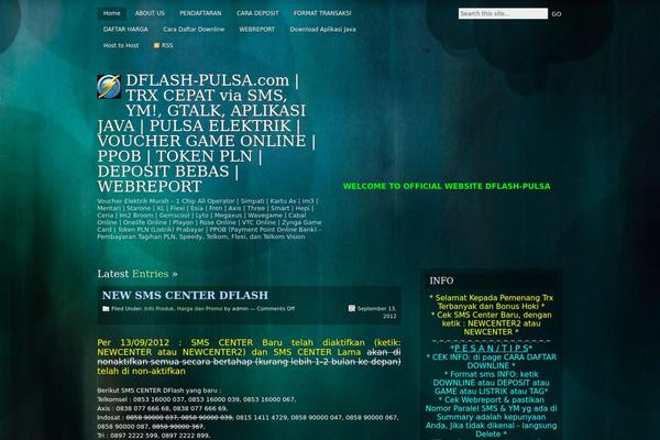 Motion theme site design template sample