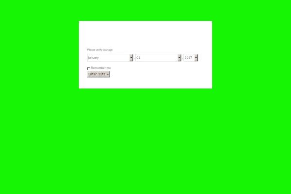 Site using Age Verify plugin
