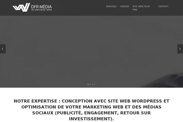 Story theme site design template sample