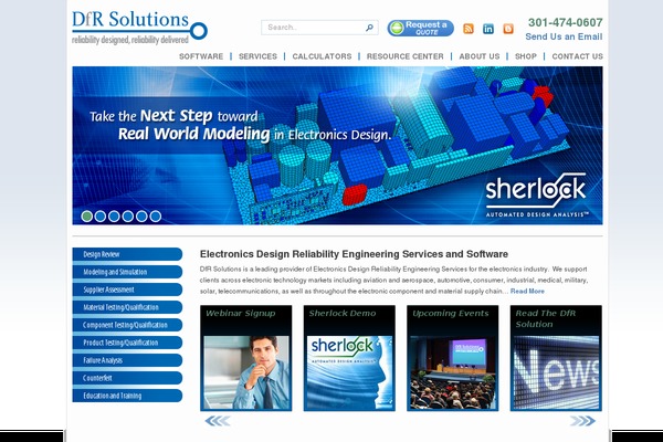Site using Bannerspace Slideshow plugin