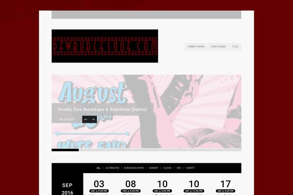 Eventure theme site design template sample