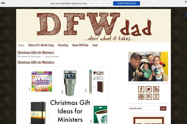 dfwdad.com site used Lifestyle